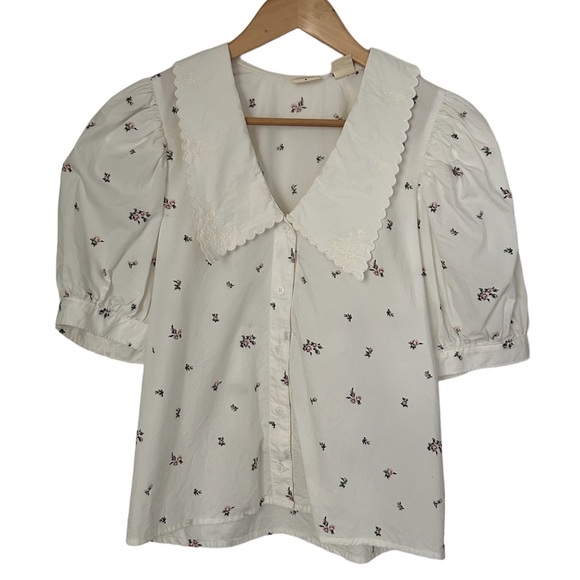 Levi's Tops - Levi’s Royce short sleeve collar blouse